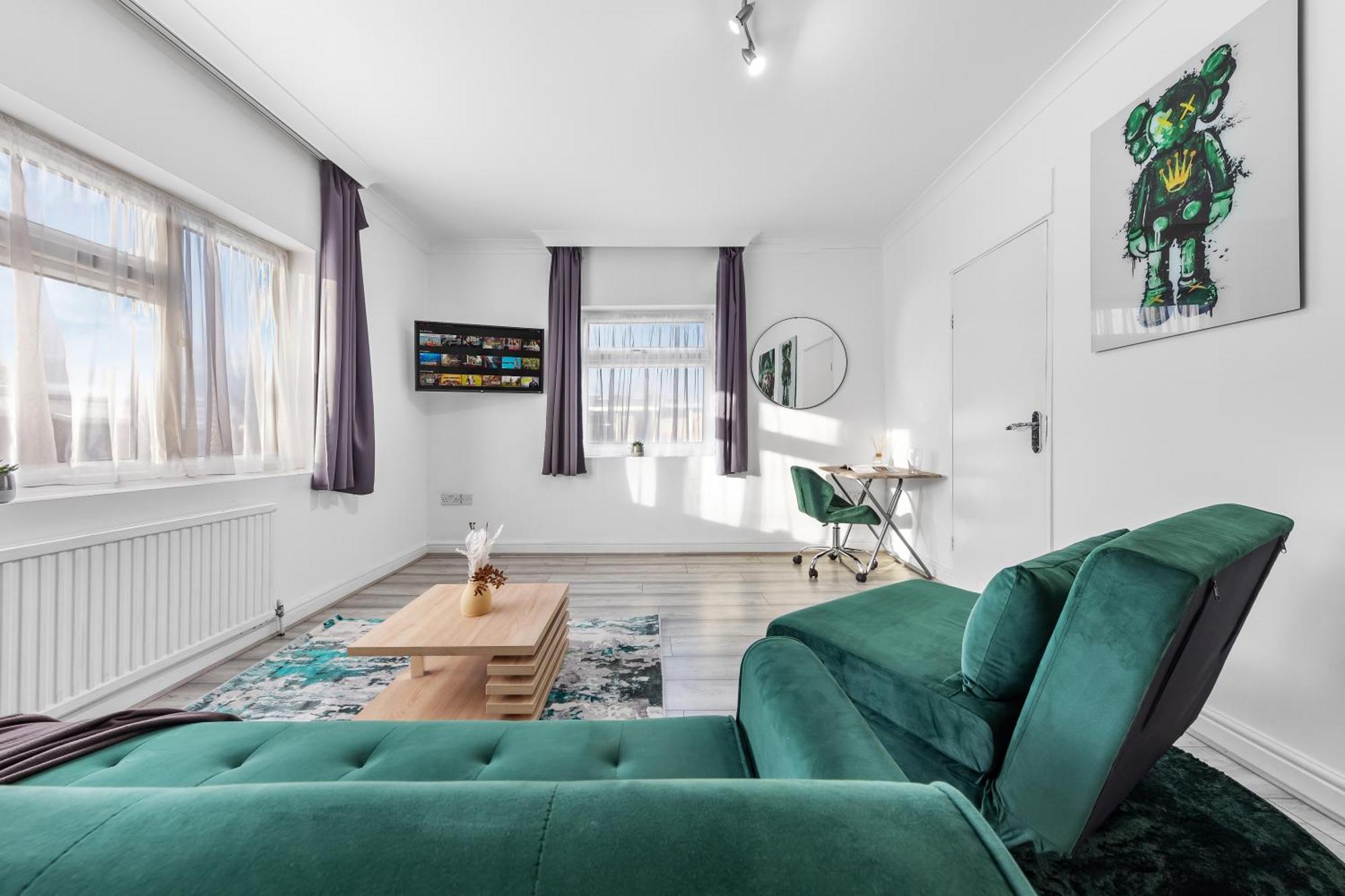 Green Hype - 10 Mins To Stadium - Sleeps 8 Londra Exterior foto